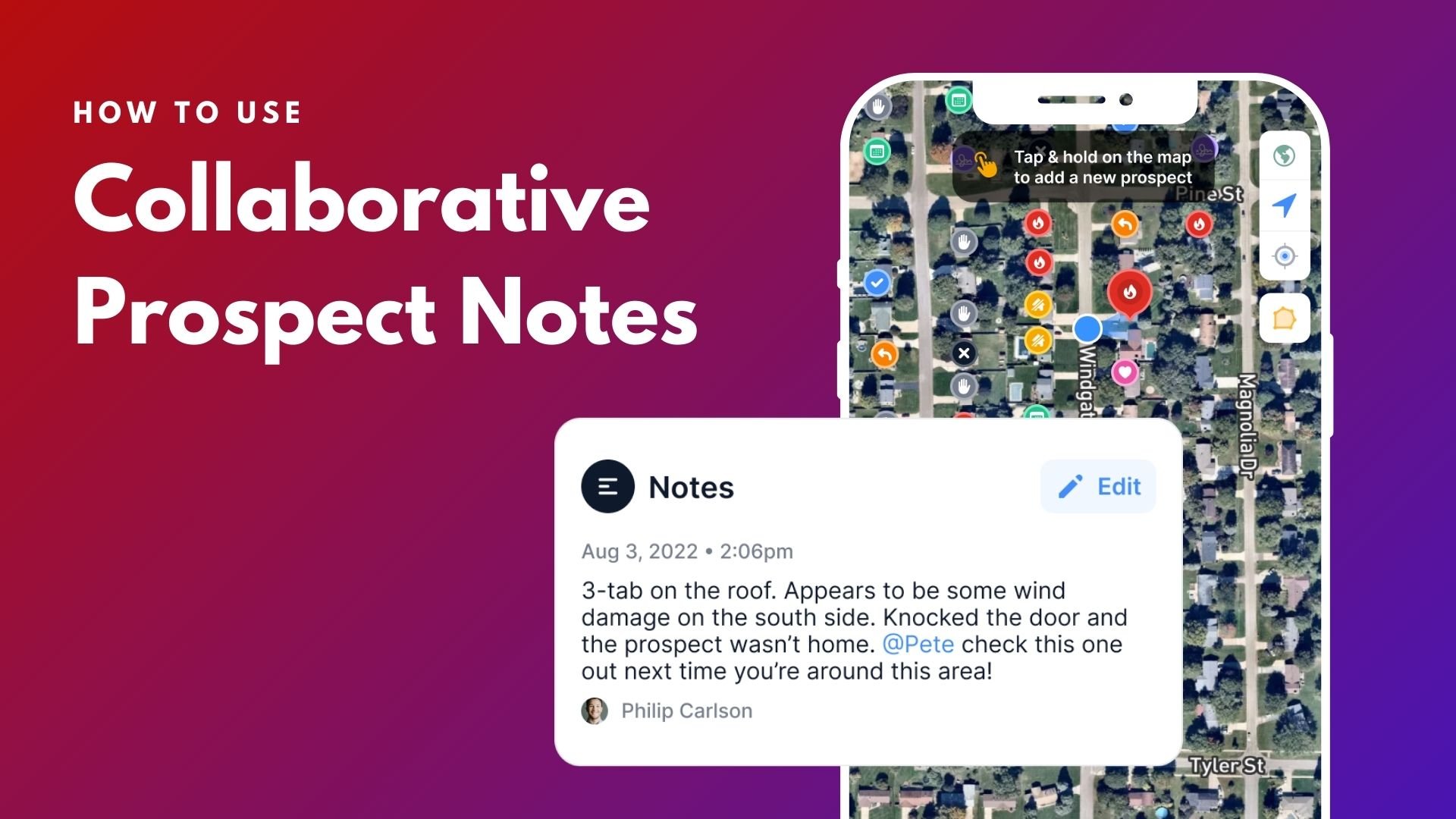 How to use collaborative prospect notes